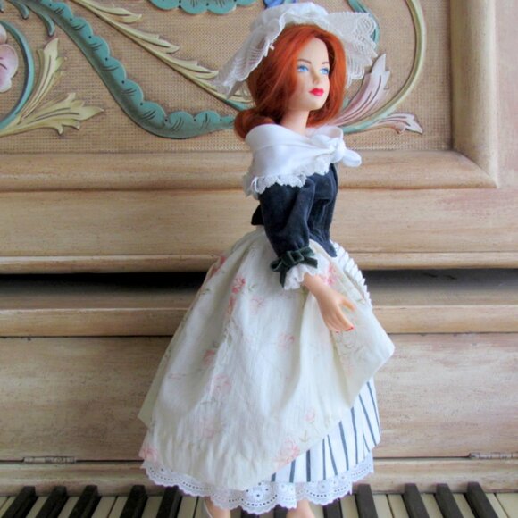 16" DOLL MAID, WENCH COSTUME for TONNER DOLLS, BRENDA STARR, 18th CENTURY OUTFIT - Picture 10 of 10